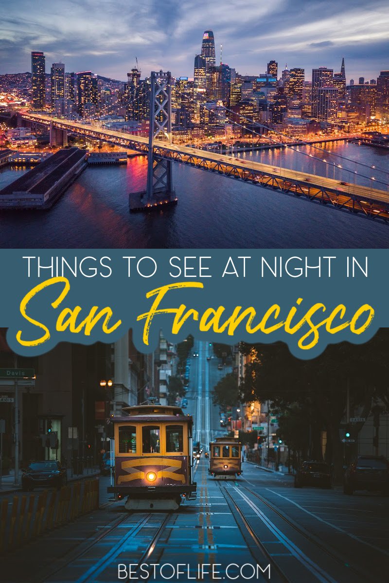 Visiting San Francisco at night gives us all a new perspective on the beauty and art that fills the city all year long. Best Things to do in San Francisco | Things to do in San Francisco at Night | California Travel Tips | Bay Area Travel Tips | San Francisco Travel Tips | Things to do in California | Family Travel Ideas | Summer Travel Ideas via @thebestoflife