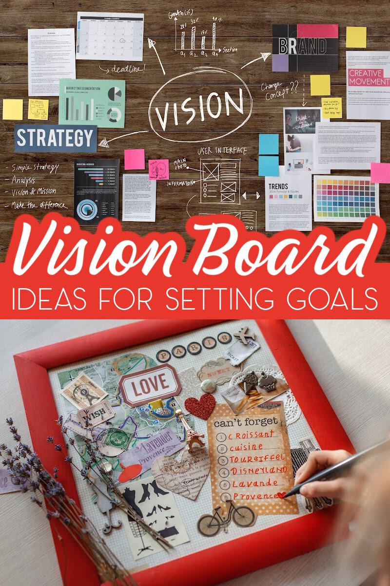 Set your goals and use these creative and inspirational vision board ideas for goal setting to make sure that you live every day to your fullest potential! Vision Board Ideas | Vision Boards for Men | Vision Boards for Women | Goal Setting Ideas | Bullet Journaling | How to Make a Vision Board | Tips for Setting Goals | How to Set Goals | Easy Vision Board Ideas | Wedding Vision Board Ideas via @thebestoflife