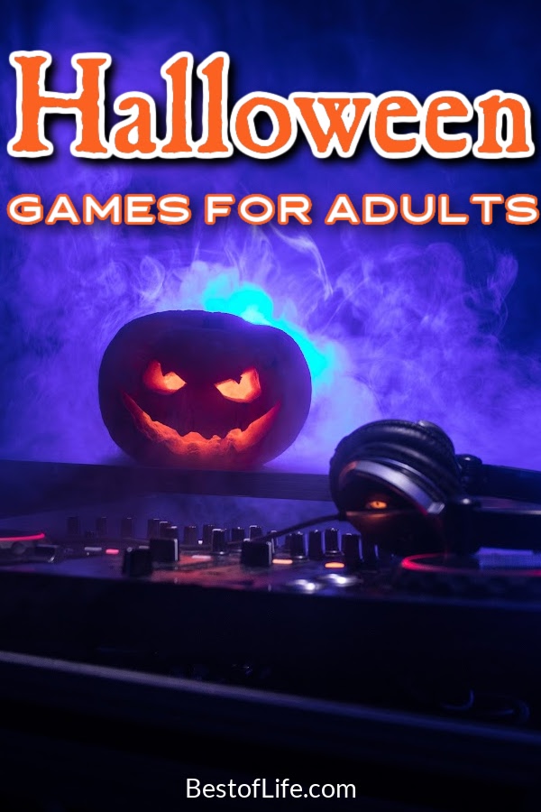 The best Adult Halloween games are also the best Halloween party activities that will fill our time between Halloween treats and jello shots. Halloween Ideas | Halloween Party Ideas | Halloween Party Games | Games for Halloween Parties | Spooky Games for Halloween Night | Things to do on Halloween | Tips for Halloween Parties #Halloweenparty #partygames