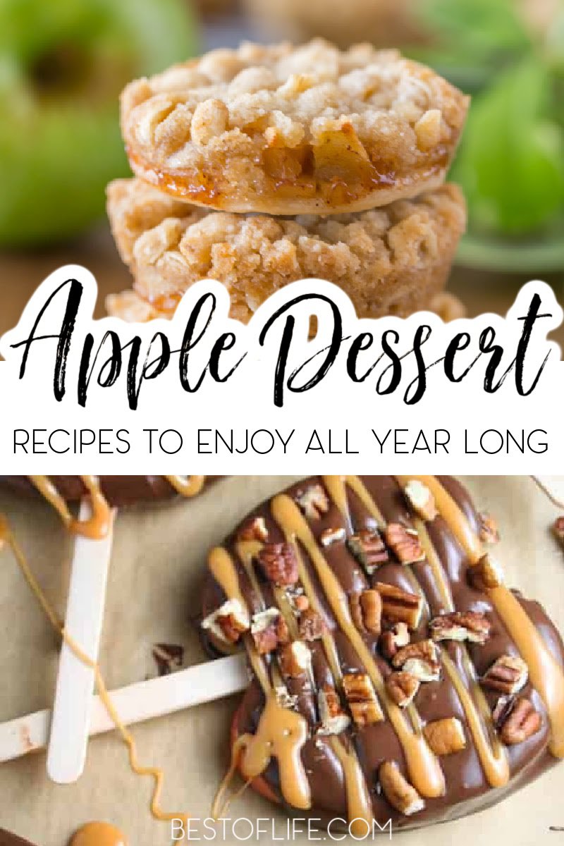 Easy apple dessert recipes are perfect any time of year, but especially during fall. Kids will love these apple recipes and they work perfectly for serving at parties. Apple Crisp Recipes | Apple Desserts | Easy Dessert Recipes | Easy Apple Recipes | Fall Recipes | Crockpot Apple Recipes via @thebestoflife