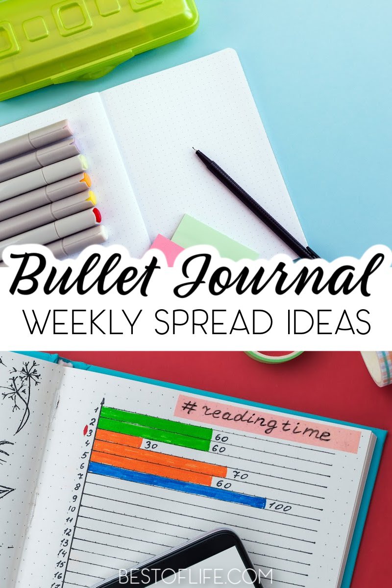 The best and most simple weekly spread bullet journal ideas will make it easy to organize your life without working too hard. Bullet Journal Weekly Spread Ideas | Easy Weekly Spread Ideas | Bullet Journal Tips | Weekly Bullet Journal Ideas | Bullet Journals for Beginners | Ways to Use a Bullet Journal #bulletjournal #BuJotips via @thebestoflife