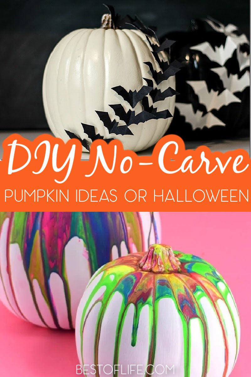Use a few DIY no carve pumpkin decorating ideas to help children safely decorate their pumpkin and enjoy the spooky fun of Halloween. How to Decorate a Pumpkin | Pumpkin Decorating Ideas | Pumpkin Ideas for Kids | Easy Pumpkin Ideas for Halloween | Halloween Decor Ideas | DIY Halloween Decor #pumpkin #DIY