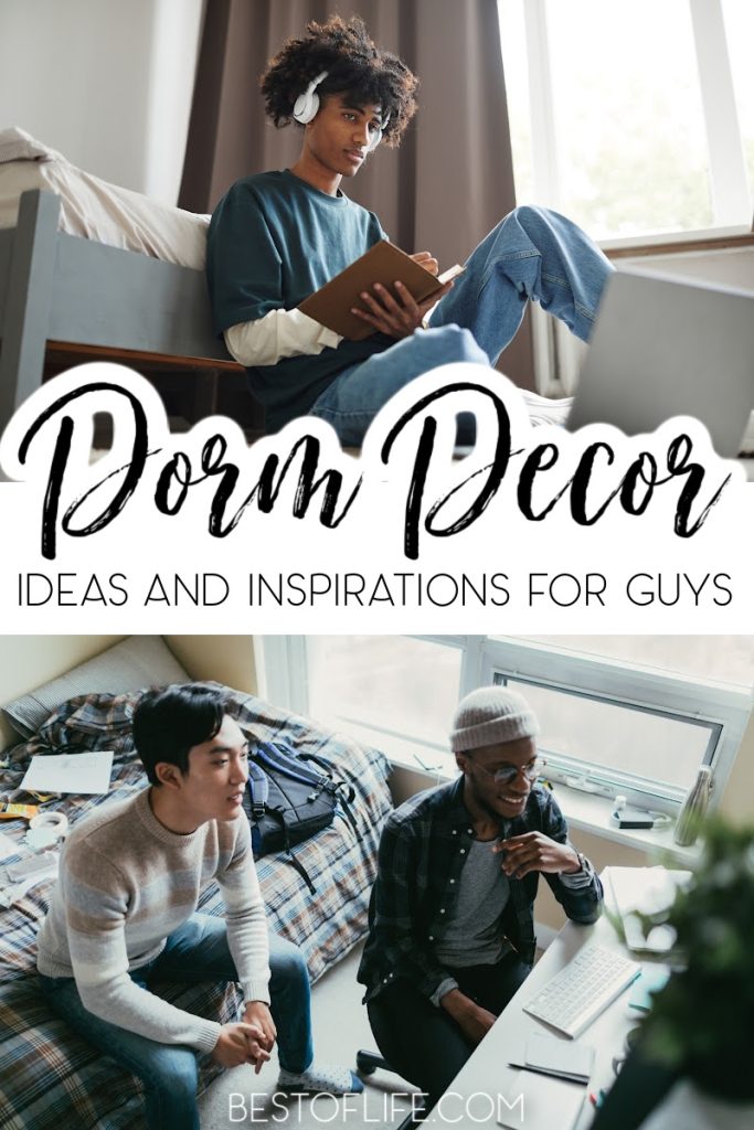 Dorm room decor for guys is not always easy, but parents prepping their teens for college want to ensure they have a safe space that feels like home. Dorm Decor Ideas | Tips for Dorm Decor | How to Decorate a Dorm Room | Decor Ideas for Students | Decor Ideas for Guys | College Room Decor for Guys #dormroom #decorideas