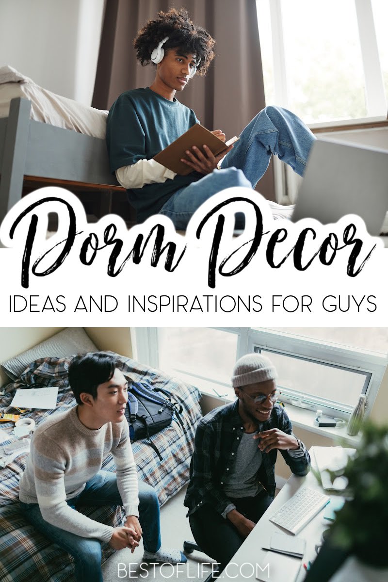 Dorm room decor for guys is not always easy, but parents prepping their teens for college want to ensure they have a safe space that feels like home. Dorm Decor Ideas | Tips for Dorm Decor | How to Decorate a Dorm Room | Decor Ideas for Students | Decor Ideas for Guys | College Room Decor for Guys #dormroom #decorideas via @thebestoflife