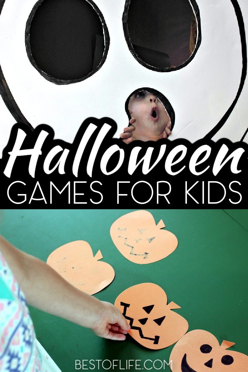 Halloween games for kids are so helpful when hosting Halloween parties for adults! There is no need to find a babysitter to keep the kids entertained. Games for Halloween | Kids Activities for Halloween | Halloween Party Ideas for Kids | Halloween Parties for Kids | Halloween Party Activities for Kids | Tips for Halloween Parties #Halloween #partygames via @thebestoflife