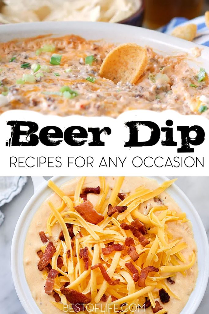 The next time you crack open a beer, use it for one of these awesome beer dip recipes! Beer dip recipes will take your typical cold one to the next level. Best Dip Recipes | Easy Dip Recipes | Party Dip Recipes | Holiday Party Appetizers | Game Day Recipes | Game Day Snacks | Party Dip Recipes | Dip Recipes for a Crowd #beerdip #partyrecipes