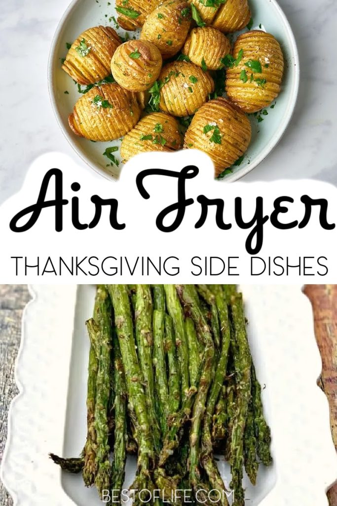 Air fryer Thanksgiving sides make cooking Thanksgiving dinner recipes easier, and clean-up is a breeze. Air Fryer Holiday Recipes | Air Fryer Recipes for a Crowd | Air Fryer Party Recipes | Air Fryer Thanksgiving Side Dishes | Air Fryer Fall Recipes | Holiday Dinner Recipes | Holiday Side Dishes | Easy Side Dish Recipes #airfryer #Thanksgivingrecipes