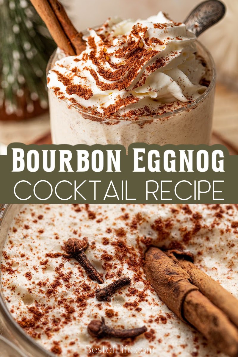 Feel the warmth of tradition and alcohol with this bourbon eggnog recipe that makes eggnog the perfect winter cocktail. Impress guests with this easy holiday cocktail! Holiday Cocktails | Cocktails for Christmas | Christmas Cocktails | Eggnog Cocktails | Homemade Eggnog Recipe | Traditional Eggnog Recipe | Holiday Party Recipes | Bourbon Cocktail Recipe | Festive Cocktail Recipe | Cocktails for Thanksgiving | Thanksgiving Cocktail Recipe | Homemade Eggnog Recipe via @thebestoflife