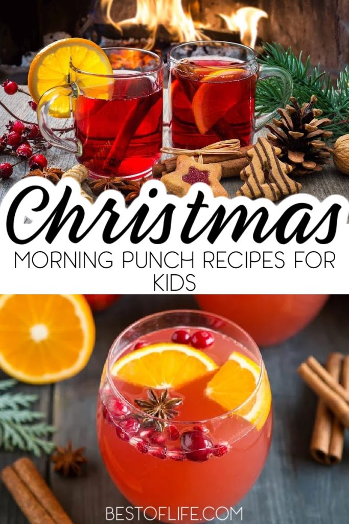 Make these delicious Christmas morning punch recipes for kids and fill your home with holiday memories your family and friends will remember forever. Drink Recipes for Kids | Holiday Drinks for Kids | Kid-Friendly Holiday Party Recipes | Holiday Recipes for Kids | Holiday Party Recipes | Christmas Punch for a Crowd | Non-Alcoholic Christmas Punch | Christmas Punch Pitcher Recipes #christmasrecipes #Christmas