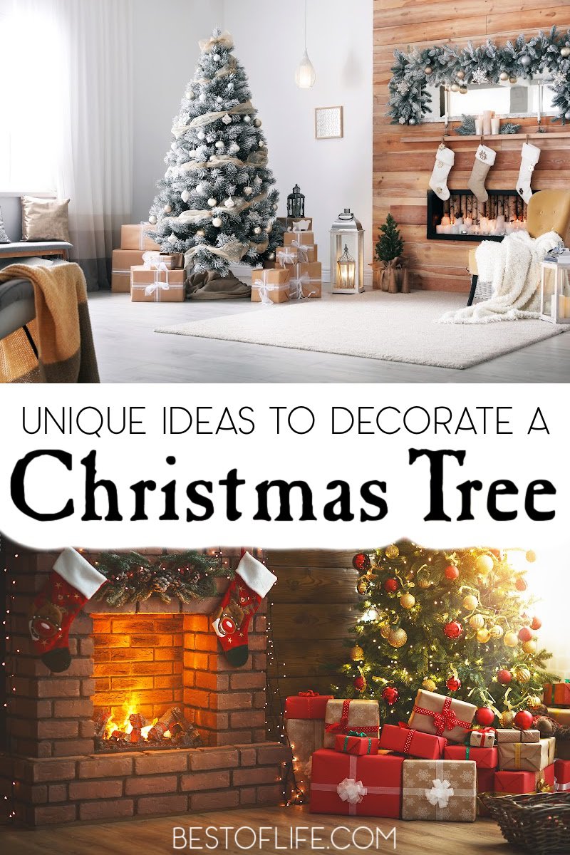Use these festive Christmas tree ideas to decorate your tree and fill your home with the holiday spirit. Christmas Tree Decorating Tips | Christmas Tree Decor Inspiration | Christmas Tree Aesthetic | How to Decorate a Christmas Tree | Holiday Decorations | Unique Christmas Tree Ideas #christmastree #holidaydecor via @thebestoflife