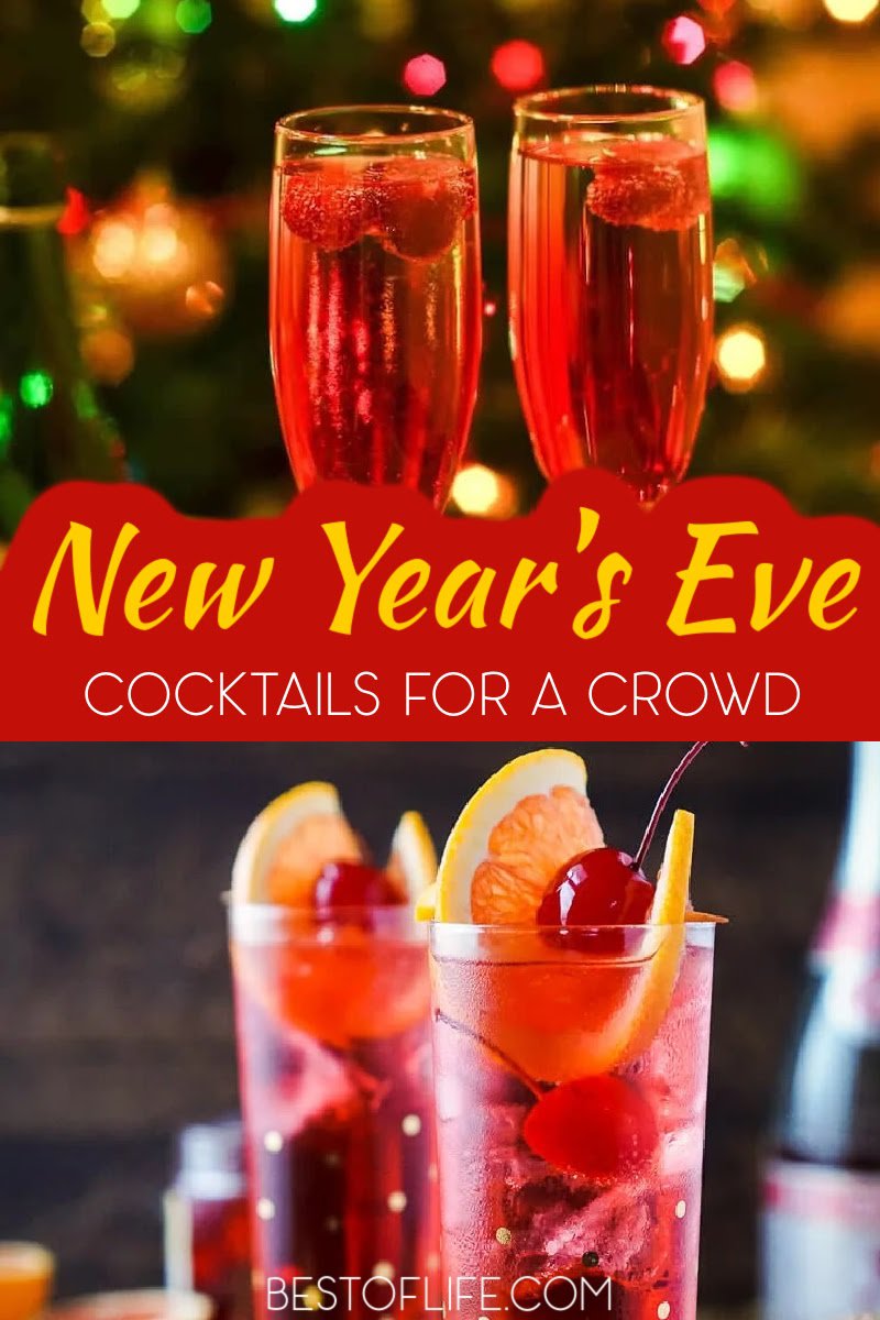 New Year’s Eve cocktails help you make New Year’s Eve that much more special as you celebrate the year with friends and family and welcome in the New Year. New Year’s Eve Party Ideas | Drink Ideas | Party Planning | Cocktail Recipes | Drink Recipes | Holiday Party Recipes | Holiday Drinks for Adults | Cocktails for Holiday Parties | Cocktails for New Years | New Years Drink Recipes #cocktailrecipes #newyearseve via @thebestoflife