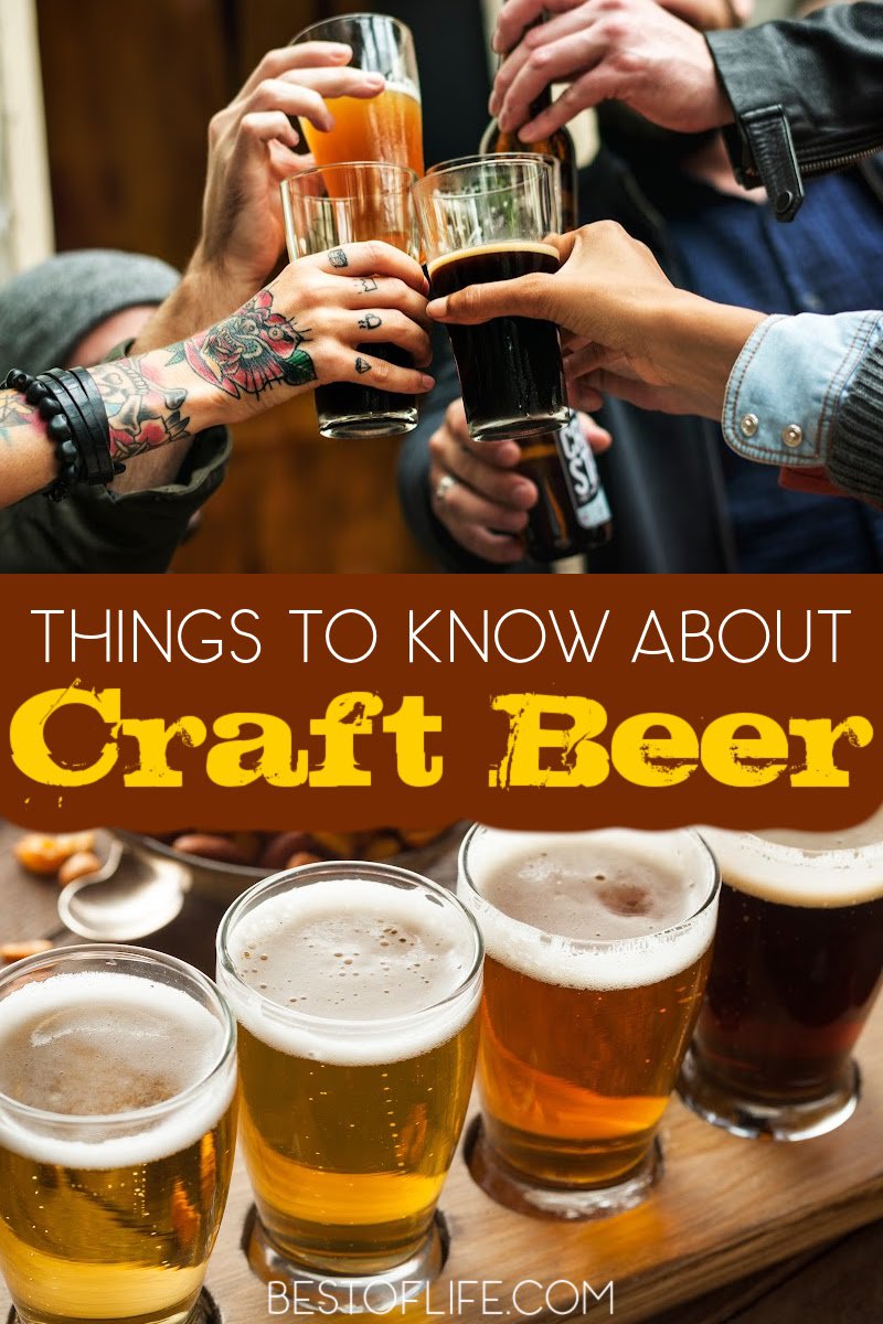 These are the best things to know about the craft beer industry. There's something for everyone from beginners to tried and true craft beer pros! What is Craft Beer | Craft Beer vs Beer | Best Craft Beers | Beer Drinking Tips | Pairing Craft Beer | Tips for Making Craft Beer | Tips for Beer #craftbeer #happyhour via @thebestoflife