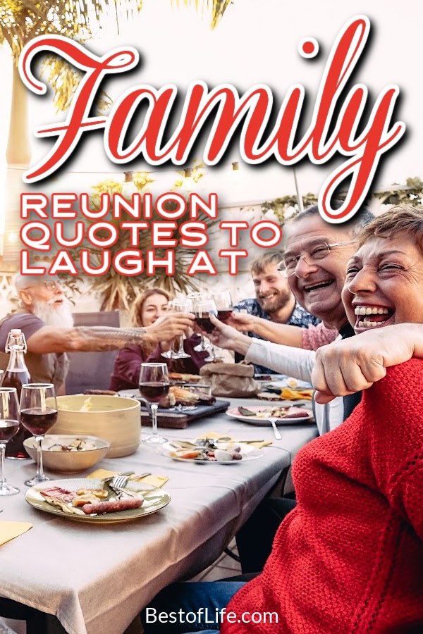 Family reunion quotes reveal the truth about family; we aren’t perfect! These funny family quotes will give everyone a laugh at your gathering. Funny Quotes | Hilarious Quotes | Quotes About Family | Family Quotes | True Quotes About Families via @thebestoflife