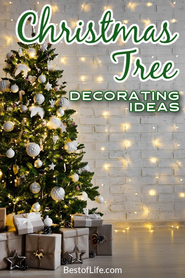 Use these festive Christmas tree ideas to decorate your tree and fill your home with the holiday spirit. Christmas Tree Decorating Tips | Christmas Tree Decor Inspiration | Christmas Tree Aesthetic | How to Decorate a Christmas Tree | Holiday Decorations | Unique Christmas Tree Ideas #christmastree #holidaydecor via @thebestoflife