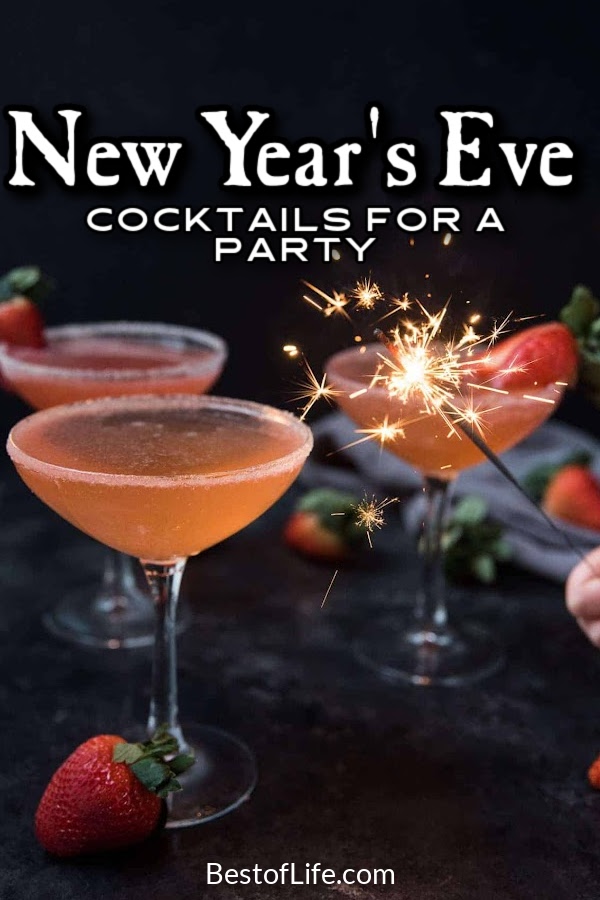 New Year’s Eve cocktails help you make New Year’s Eve that much more special as you celebrate the year with friends and family and welcome in the New Year. New Year’s Eve Party Ideas | Drink Ideas | Party Planning | Cocktail Recipes | Drink Recipes | Holiday Party Recipes | Holiday Drinks for Adults | Cocktails for Holiday Parties | Cocktails for New Years | New Years Drink Recipes #cocktailrecipes #newyearseve