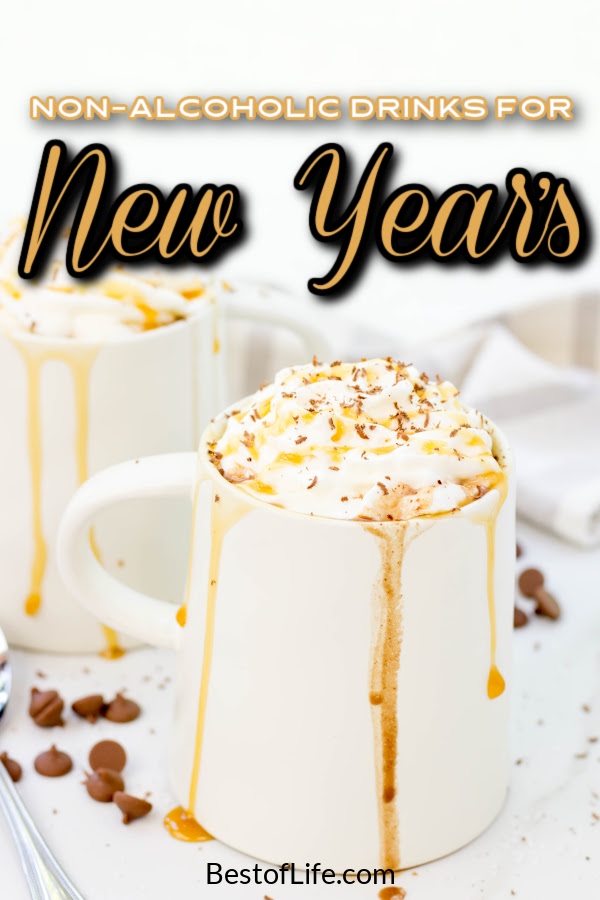 Use the best non alcoholic New Year’s Eve drinks to make sure everyone at your party gets to enjoy their evening and welcome in the New Year! New Year’s Eve Ideas | New Years Eve Party Planning | New Year’s Eve Drinks for Kids | New Year’s Eve Mocktails | Party Drinks for Kids | Party Recipes for Kids #newyearseve #drinkrecipes via @thebestoflife