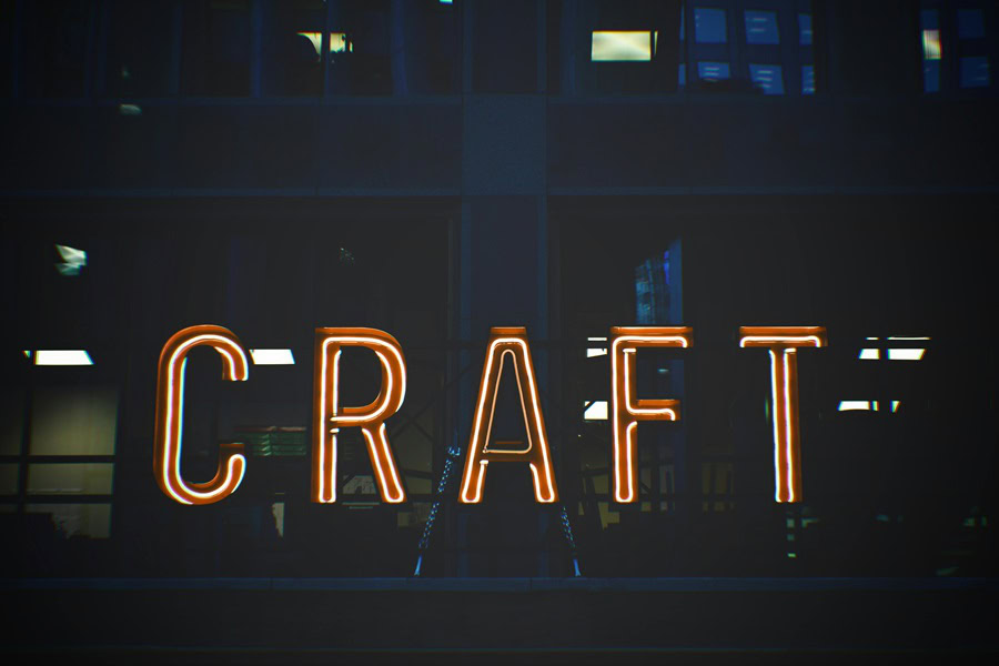 Things to Know About Craft Beer a Neon LED Sign That Says Craft