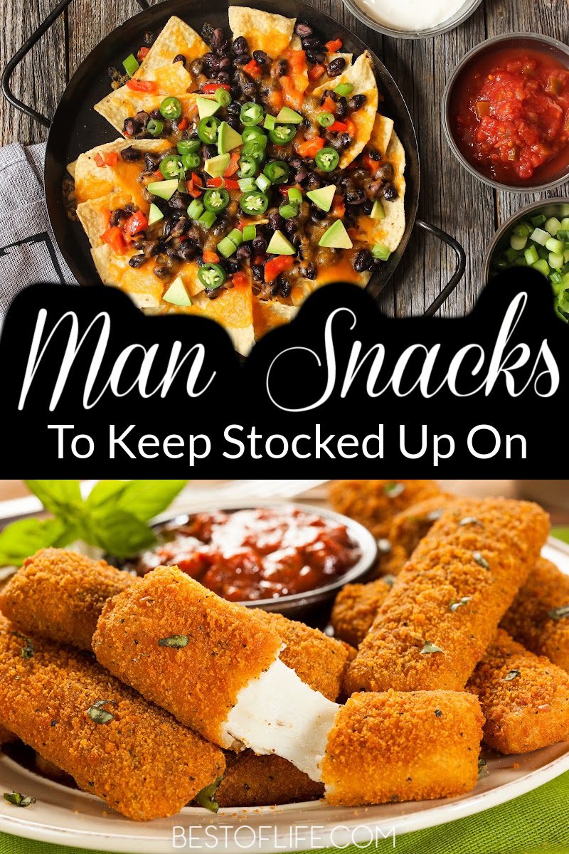 If you’re a man or there is a man in your life there are a few man snacks that should always be on hand. Here are some of the best to keep around! Best Snacks for Men | Easy Snacks for Men | Best Snacks for Home | Must-Have Snacks for Men | Healthy Snack Ideas | Healthy Easy Snacks via @thebestoflife