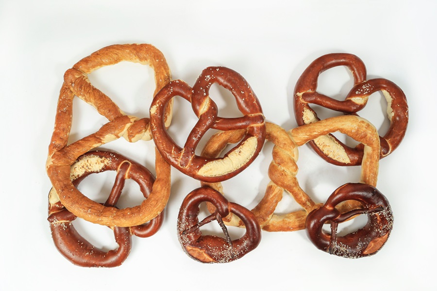 Beer Dip for Pretzels On a White Surface