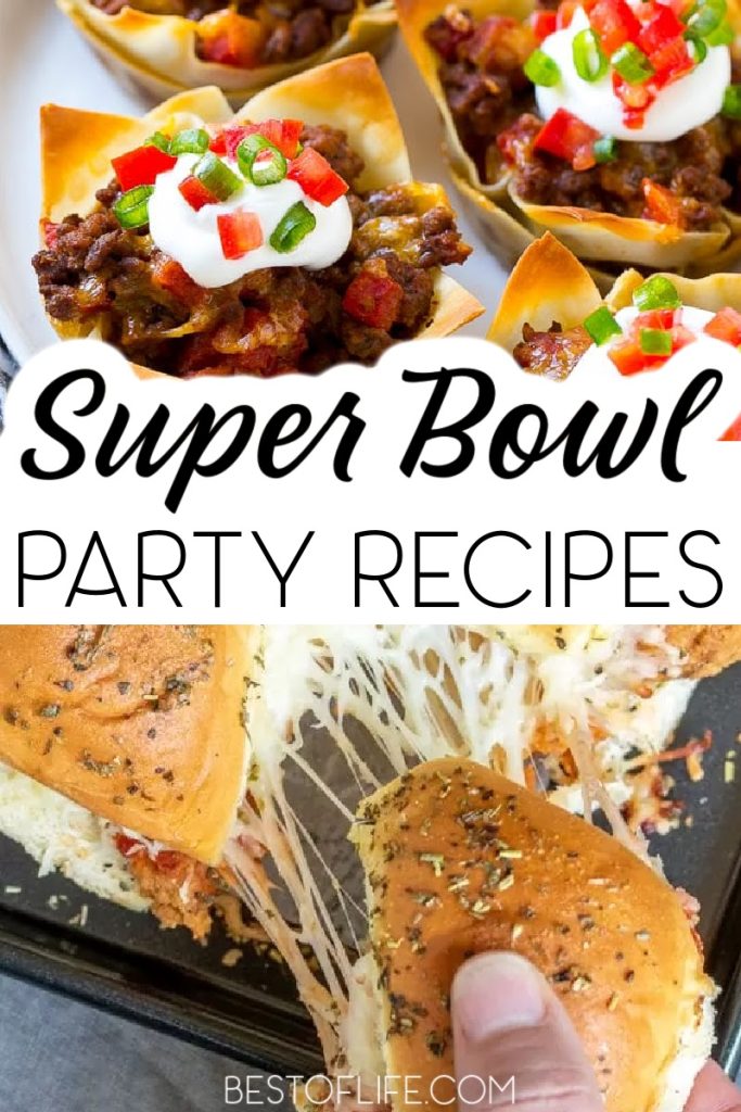 The best Super Bowl party food is not healthy party food; it is finger food for parties that packs a lot of flavor. Super Bowl Party Recipes | Buffalo Wings Recipes | Dip Recipes for Parties | party Food Recipes | Recipes for a Crowd | Super Bowl Party Ideas | Finger Food Recipes for Parties | Party Appetizer Recipes | Game Day Recipes | Game Day Party Recipes | Snack Recipes for Parties #superbowlparty #superbowlrecipes