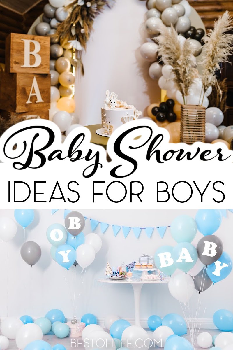 Baby shower ideas for boys will help you throw the ultimate baby shower and may even end up with you being tasked with throwing more than just one baby shower. Games for Baby Showers | Baby Shower Decor Ideas | Food For Baby Showers | Baby Shower Recipes | DIY Baby Shower Decor | Fun Games for Baby Showers #babyshower #babyshowerideas