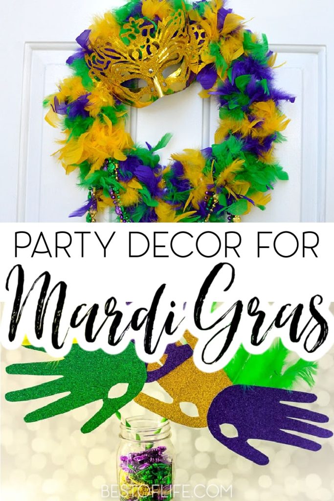 Cheap Mardi Gras decorations can help you host a Mardi Gras party to remember with delicious Mardi Gras recipes and festive decor. DIY Mardi Gras Decorations | DIY Party Decorations for Mardi Gras | Fat Tuesday Decor | Decor for Fat Tuesday Parties | Mardi Gras Party Ideas | Mardi Gras Party Ideas | Affordable Mardi Gras Decor #mardigras #partydecor