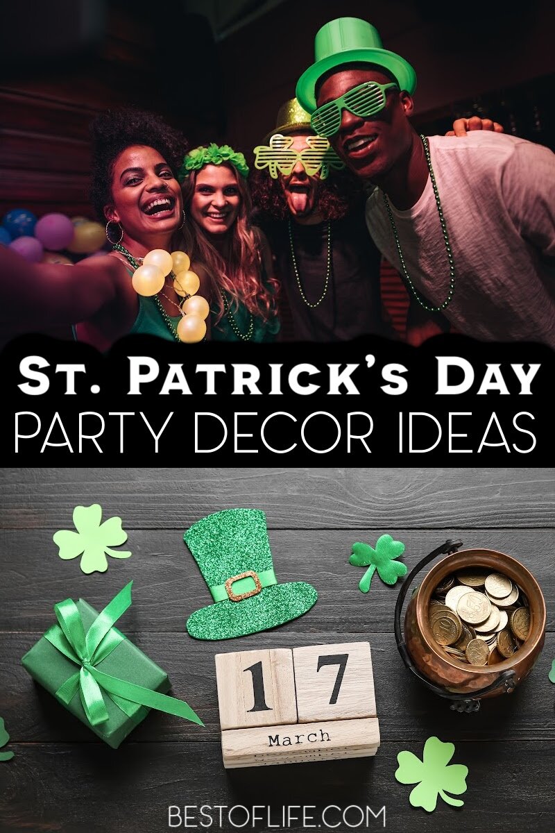 Host your very own Irish-themed party with fun and colorful St Patricks Day decorations that add some festive green to your St Patrick’s Day party. St Patrick’s Day Décor | St Patrick’s Day Party Ideas | Party Décor | Outdoor Party Decorations | Party Planning Tips | Green Party Decor Ideas #stpatricksday #partydecor