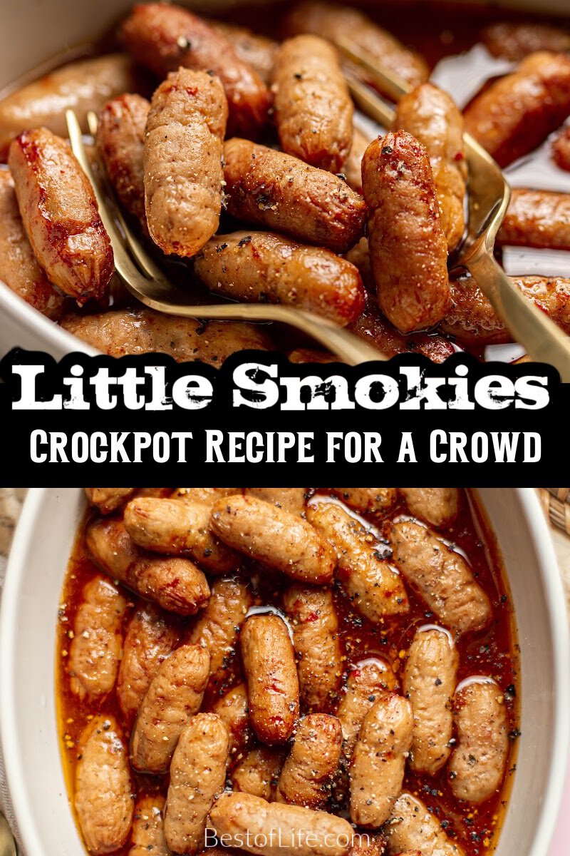 A little smokies party recipe makes for a perfect party appetizer recipe or a simple party snack idea. Crockpot Party Recipes | Crockpot Cocktail Weeny Recipe | Slow Cooker Little Smokies Recipe | Game Day Party Recipe | Holiday Party Recipe | Summer Party Recipe | Crockpot BBQ Recipe | Easy Party Appetizers | Crockpot Recipes for a Crowd | Unique Little Smokies Recipe via @thebestoflife