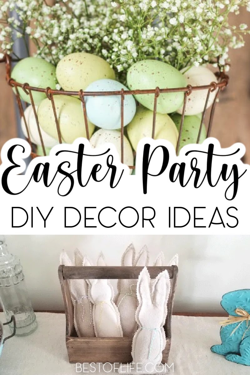 There are some easy Easter decorations for parties you can make that double as DIY spring decor for your home. Easter Party Ideas | Tips for Easter Parties | Easter Decor | DIY Easter Decor | DIY Spring Decor | Spring Decor for Parties | Spring Party Tips | Spring Party Ideas | DIY Decor for Easter | Colorful Decor for Easter #easter #DIYdecor via @thebestoflife