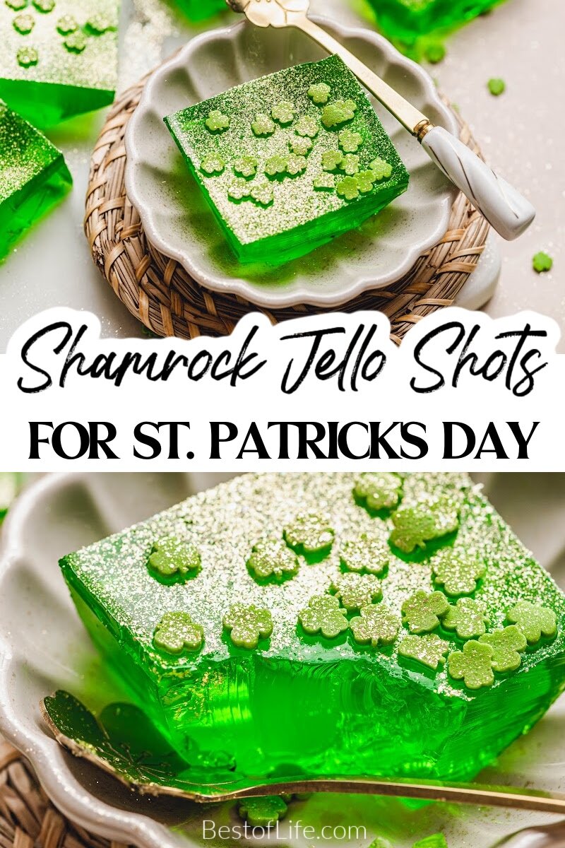Our St. Patrick&rsquo;s Day jello shots make it easier to host a St. Patrick&rsquo;s Day party with easy recipes people will enjoy. Green Jello Shots | Jello Shot Recipe | St. Patricks Day Recipes | St. Patricks Day Party Recipes | St. Patricks Day Cocktails | Vodka Jello Shots | Lemon Lime Jello Shots | Midori Jello Shots | Green Drinks | St. Patricks Day Party Ideas via @thebestoflife