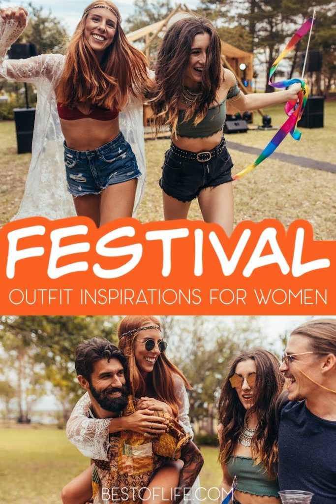 We could all use festival outfit inspiration before heading out on short weekend trips to spring and summer festivals. Festival Outfit Ideas | Things to Wear to Festivals | Music Festival Outfit Tips | What to Wear to Festivals | Things to Wear to Concerts | Concert Outfit Ideas | Concert Clothing Tips #festivalfashion #fashiontips