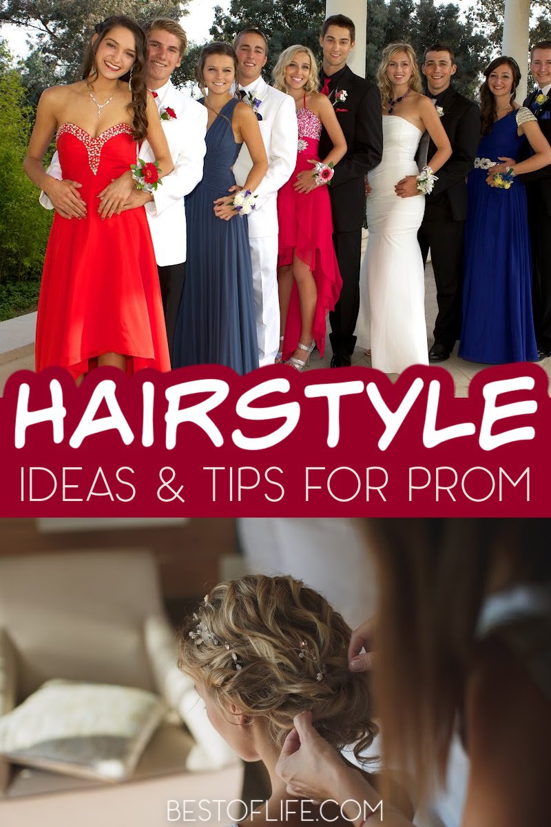 prom hairstyles for strapless dresses