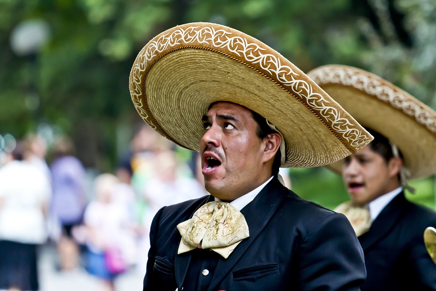 Cinco de Mayo Quotes Close Up of a Mariachi Band Singing