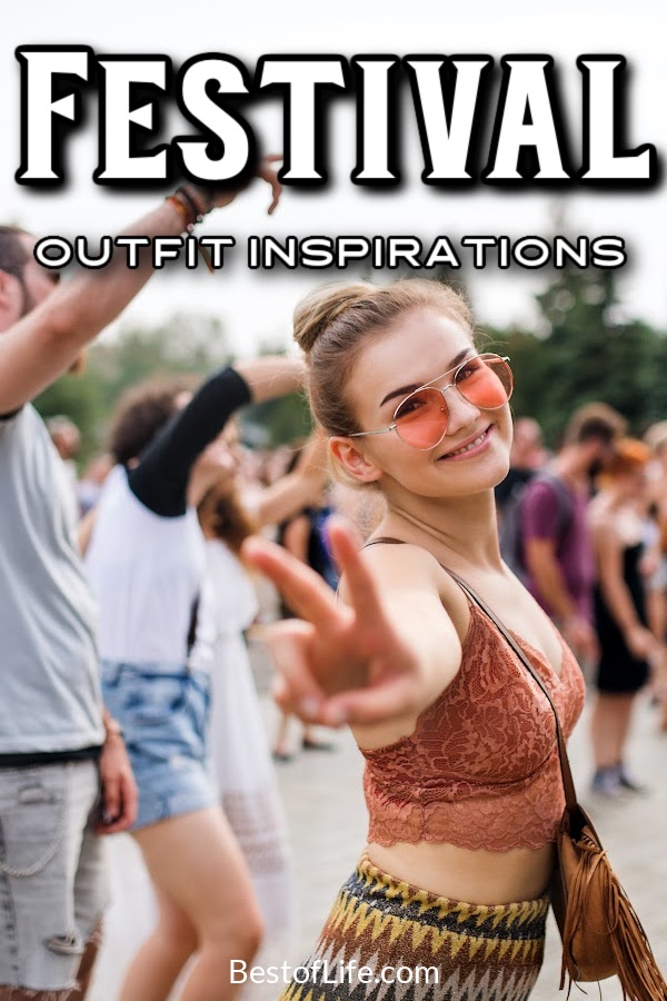 We could all use festival outfit inspiration before heading out on short weekend trips to spring and summer festivals. Festival Outfit Ideas | Things to Wear to Festivals | Music Festival Outfit Tips | What to Wear to Festivals | Things to Wear to Concerts | Concert Outfit Ideas | Concert Clothing Tips #festivalfashion #fashiontips