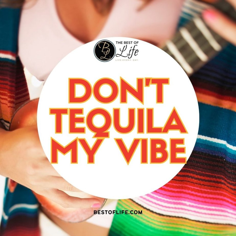Cinco de Mayo Quotes Don't tequila my vibe.