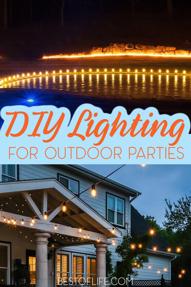 There are some fun DIY outdoor lighting for summer parties ideas that you can use to make summer cocktails under or dance. DIY Summer Party Ideas | DIY Outdoor Decor | DIY Lighting Ideas | Summer Party Decorations | Tips for Summer Parties | Outdoor LED Lighting Ideas | LED Lighting Tips #summerparty #DIYdecor via @thebestoflife