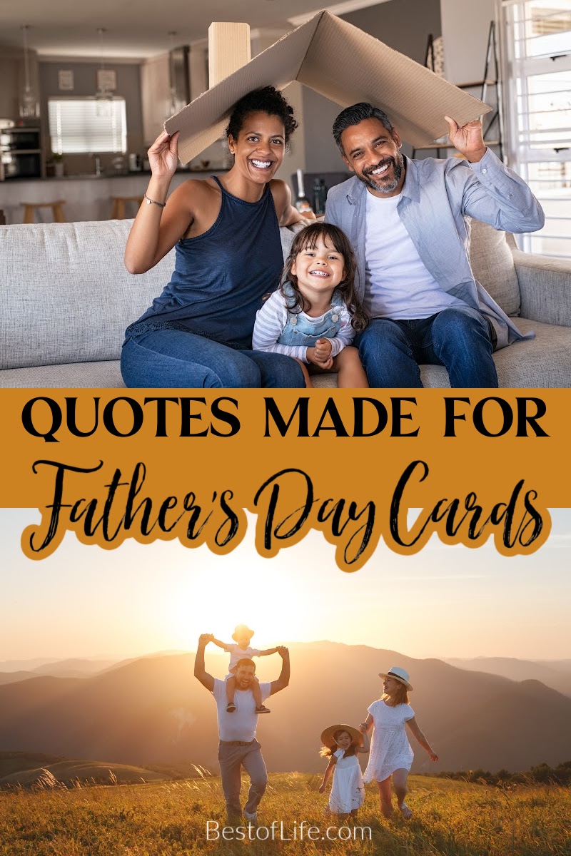 These funny Fathers Day quotes provide a better way to make DIY cards for dads or even the father figures in our lives. Heartwarming Father's Day Quotes | Unique Father's Day Quotes | Meaningful Father's Day Quotes | Personalized Father's Day Quotes | Top Father's Day Quotes | Inspirational Father's Day Quotes | DIY Father's Day Cards | Homemade Father's Day Cards | Creative Father's Day Cards | Unique Father's Day Cards | Personalized Father's Day Cards