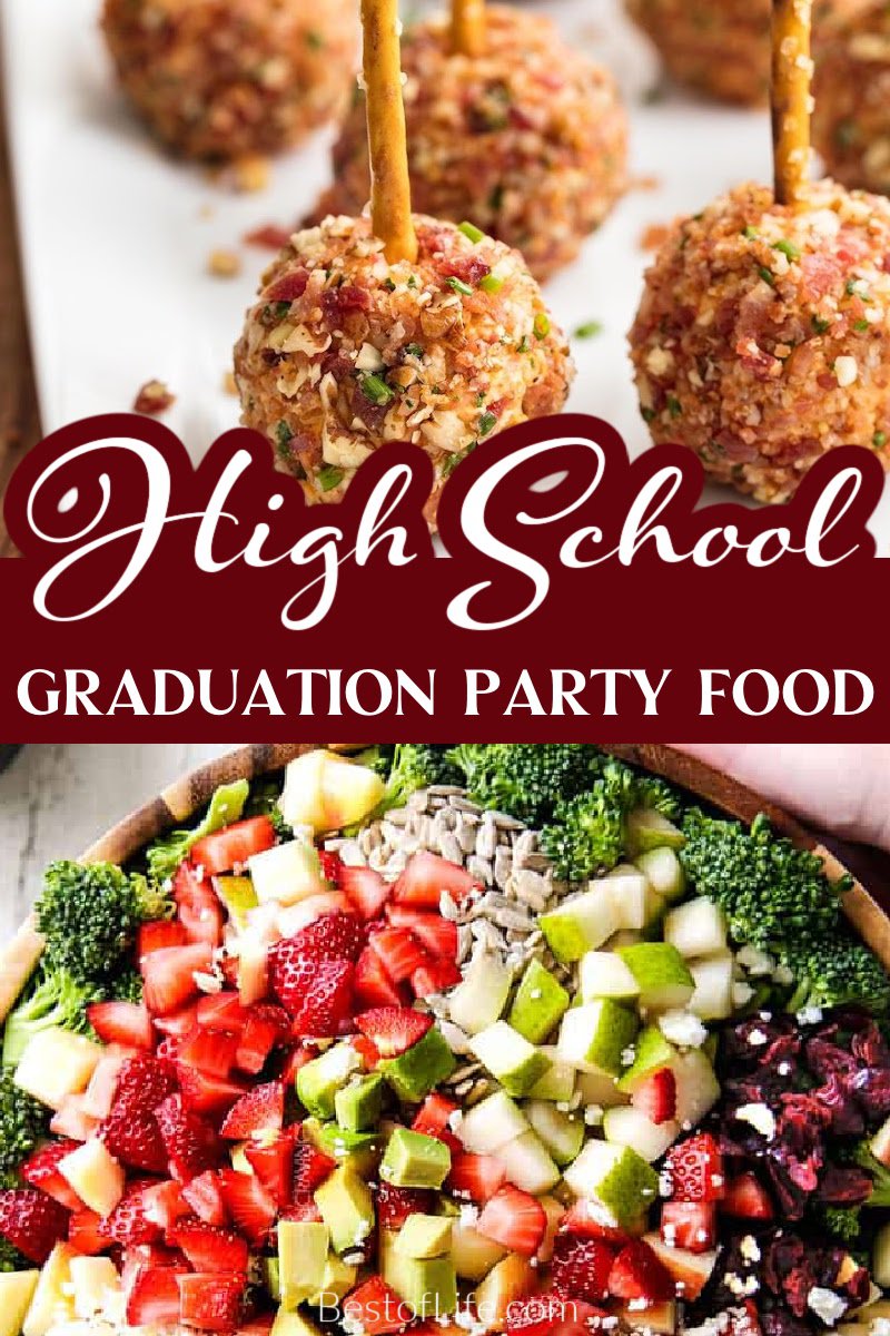 Celebrate graduation with some of the best high school graduation party foods that will impress everyone there and make the graduate feel special. Graduation Party Recipes | Recipes for a Graduation Party | Recipes for a Party | Party Recipes | Recipes for a Crowd | Tips for Graduation Parties | Recipes for Graduation Day via @thebestoflife