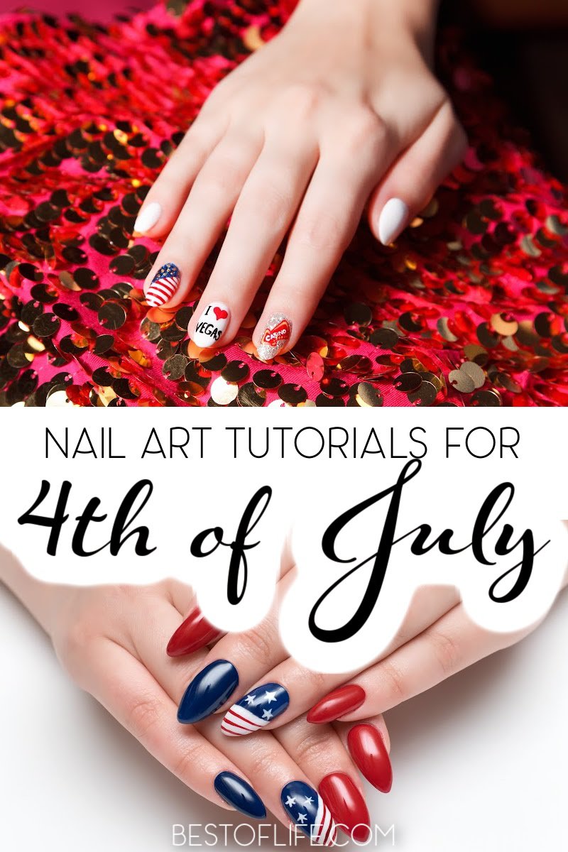 Fun 4th of July nail designs can help you get patriotic this summer by bringing your 4th of July outfit ideas together. Patriotic Nail Art | Patriotic Nail Designs | 4th of July Nail Designs | Nail Art for the 4th of July | Fourth of July Nail Art | Nail Art Tutorials for Summer | Summer Nail Designs | Summer Nail Art Tutorials #nailart #4thofjuly via @thebestoflife