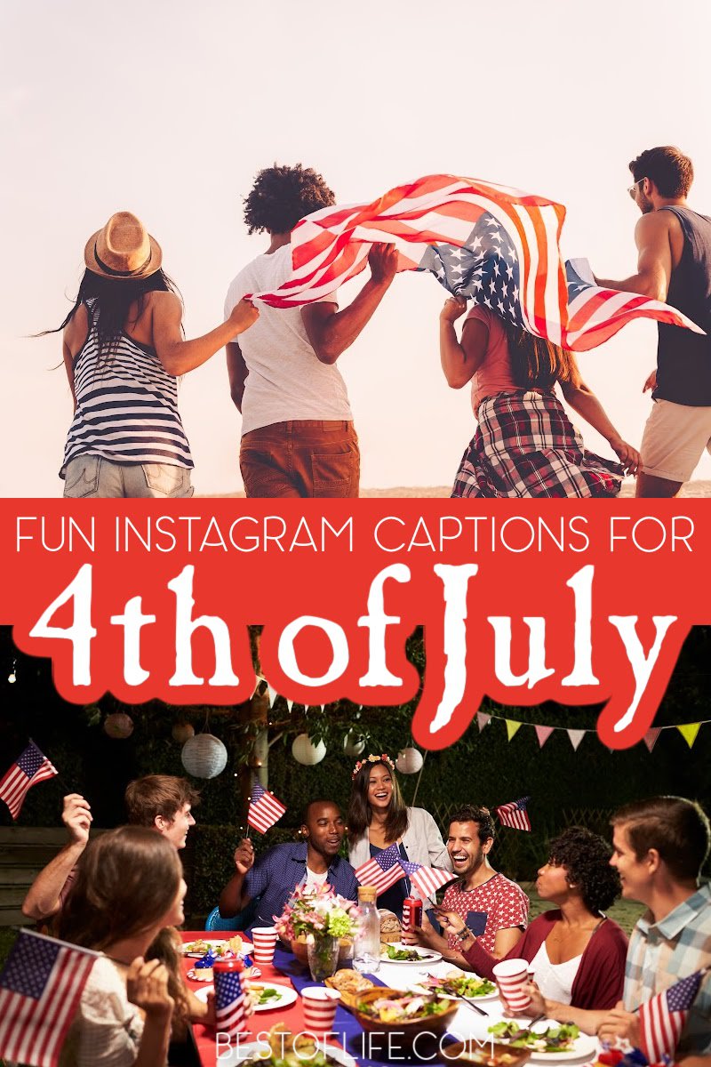 The best 4th of July Instagram captions can help you express your patriotism alongside your Independence Day posts. 4th of July Quotes | Independence Day Quotes | Patriotic Quotes | Quotes for 4th of July | American Quotes | Quotes About America #quotes #4thofjuly via @thebestoflife