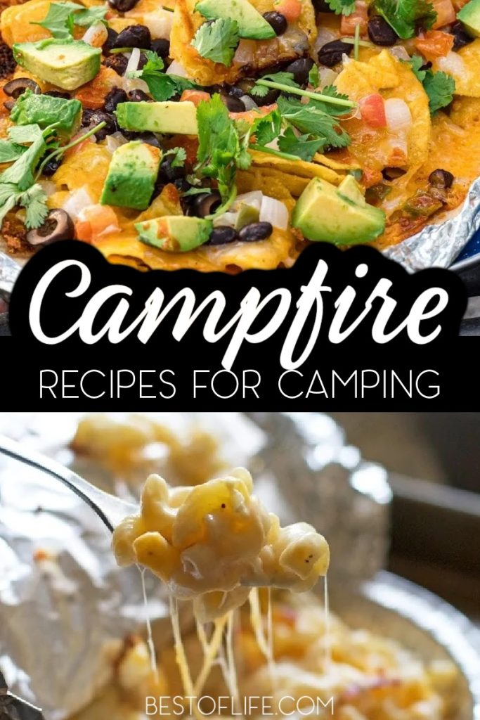 Easy campfire food ideas can give you fun camping recipes that are delicious, easy to clean up, and keep you fueled for the fun. Summer Recipes | Foil Packet Recipes | Recipes for Camping | Camping Recipes | Camping Dinner Recipes | Camping Breakfast Recipes | Food to Bring Camping | What to Pack Camping | Tips for Camping Trips #campingrecipes #summerfun