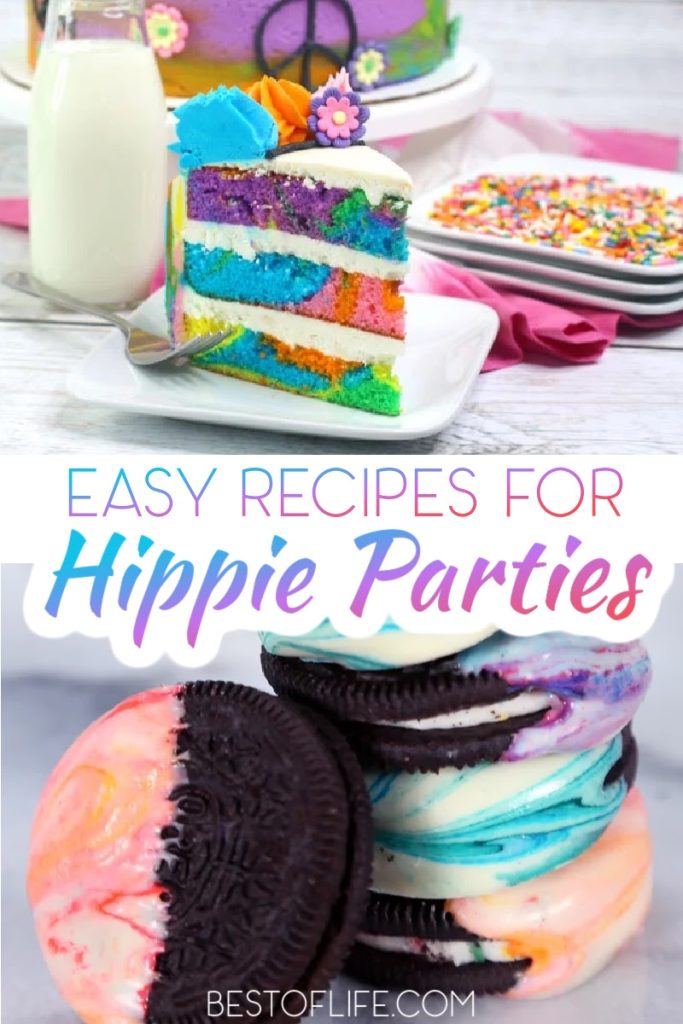 Fun recipes for hippie parties are perfect summer party recipes or birthday party recipes for kids that are easy and colorful. Party Recipes | Summer Party Recipes | Summer Party Ideas | Spring Party Recipes | Spring Party Ideas | Recipes for Hippies | Hippie Dessert Recipes | Hippie Party Recipes | Hippie Party Food | Tie Dye Party Recipes | Tie Dye Dessert Recipes