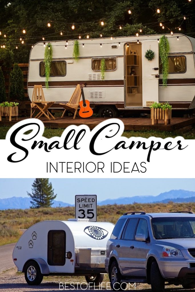 Small camper interior ideas can help you find ways to decorate your camper that will give it a more luxurious feel. Camper Decor Tips | Tips for Campers | Camper Travel Ideas | Luxurious Camper Ideas | Camper Interior Tips | Camper Interior Decor Ideas | DIY Camper Decor #campertravel #summertips