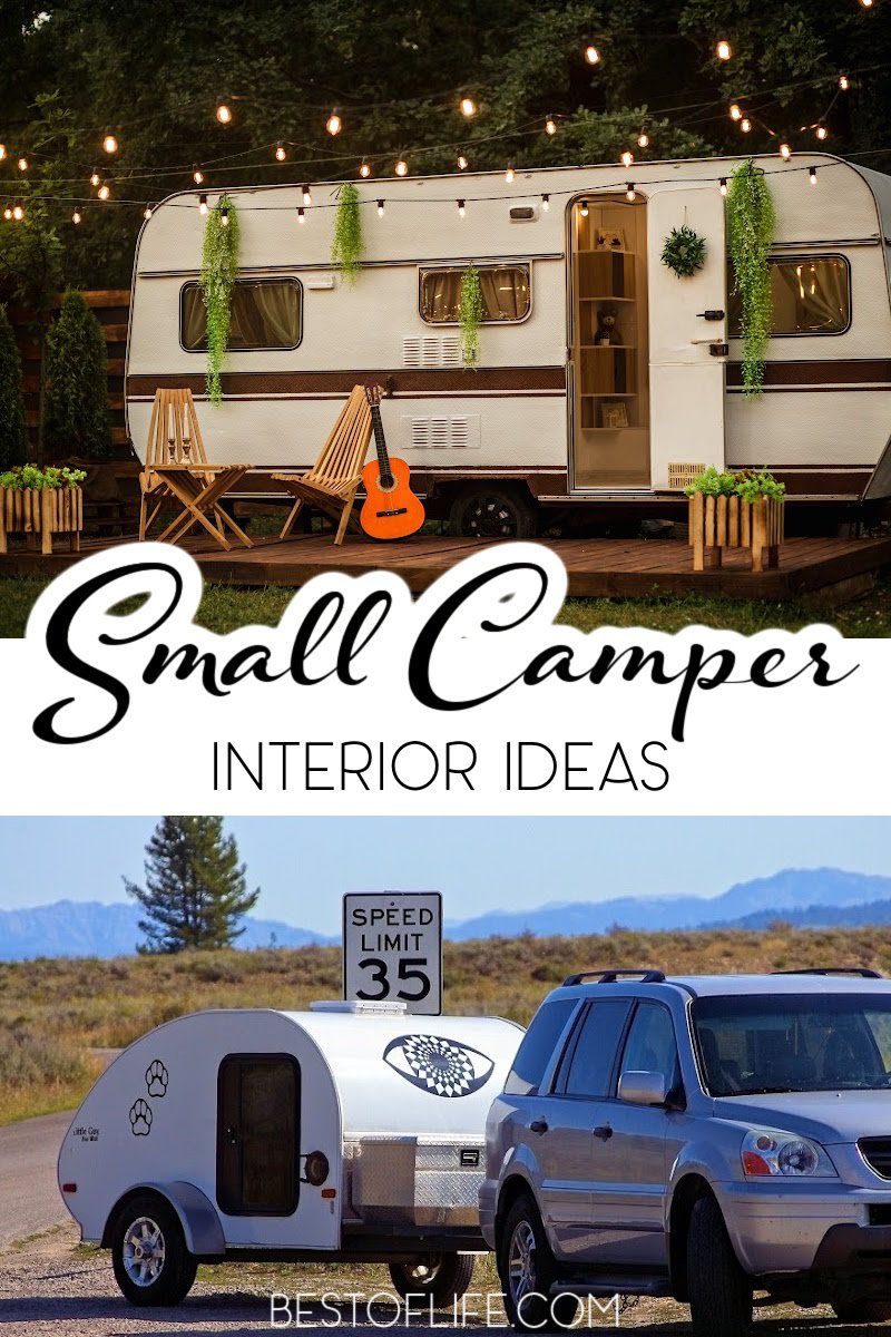 Small camper interior ideas can help you find ways to decorate your camper that will give it a more luxurious feel. Camper Decor Tips | Tips for Campers | Camper Travel Ideas | Luxurious Camper Ideas | Camper Interior Tips | Camper Interior Decor Ideas | DIY Camper Decor #campertravel #summertips via @thebestoflife