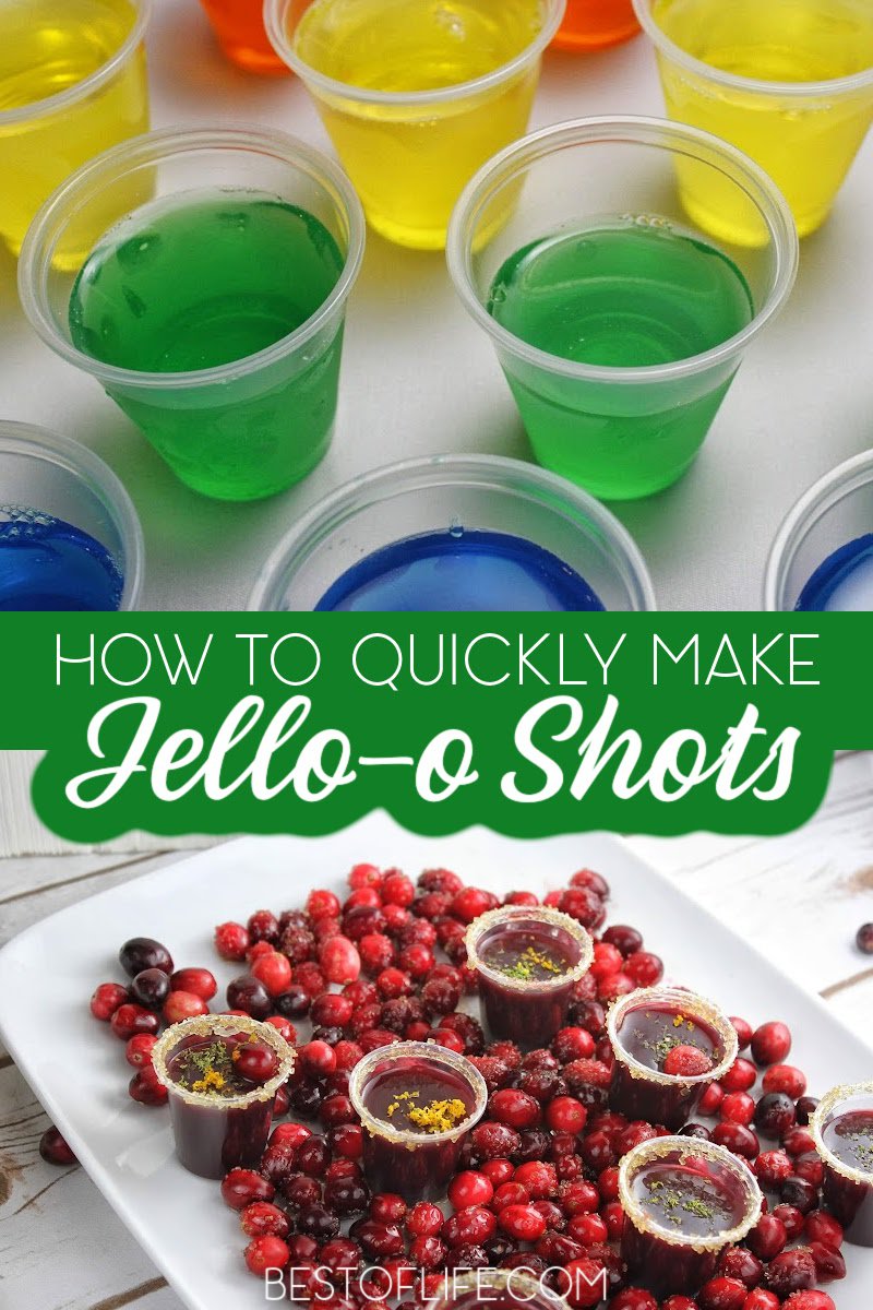 There are many flavors to choose from, and when you learn how to make Jello shots quick you can get the party started even faster! Jello Shot Recipes | Jello Shots Ideas | Party Recipes | Happy Hour Recipes | Party Planning | Cocktail Party Ideas | Party Recipes for Adults | Shot Recipes #jelloshots #partyplanning via @thebestoflife