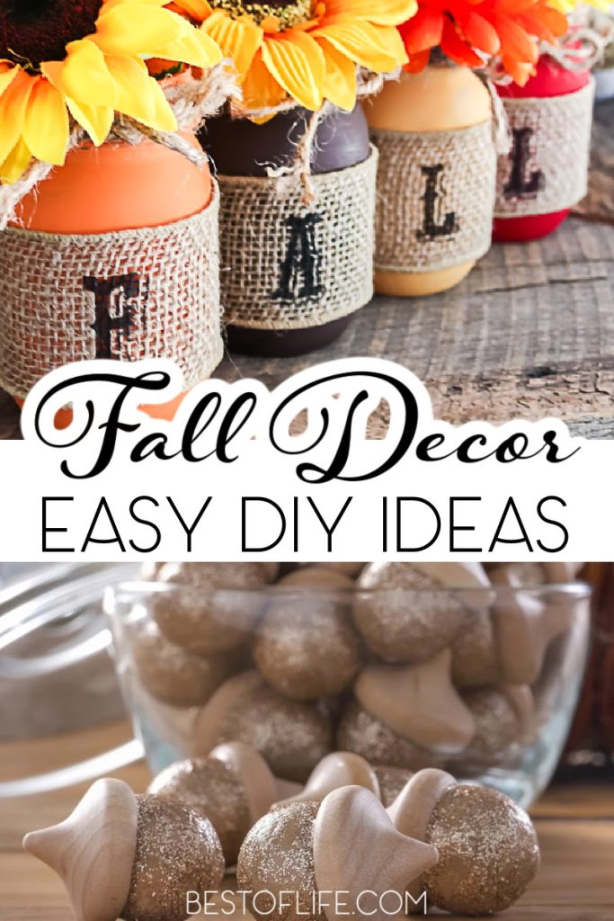 The best fall decor ideas are fun ways to integrate your favorite season into easy home decor for apartments or homes. DIY Decor for Fall | DIY Fall Decor | Fall Wreath Ideas | Fall Centerpieces | Indoor Decor for Fall | Indoor Fall Decor | Decorating Tips for Fall | Home Decor Ideas for Autumn | DIY Autumn Decor