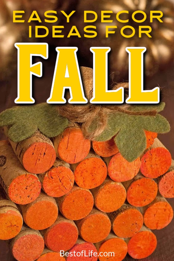 The best fall decor ideas are fun ways to integrate your favorite season into easy home decor for apartments or homes. DIY Decor for Fall | DIY Fall Decor | Fall Wreath Ideas | Fall Centerpieces | Indoor Decor for Fall | Indoor Fall Decor | Decorating Tips for Fall | Home Decor Ideas for Autumn | DIY Autumn Decor