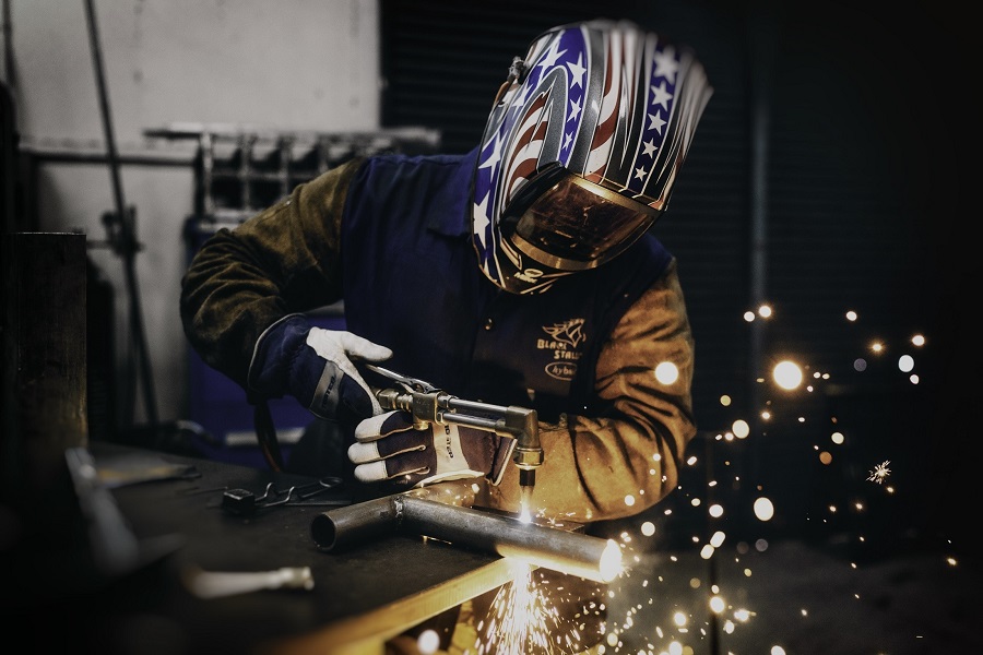 Funny Labor Day Weekend Memes a Welder Welding a Piece of Metal