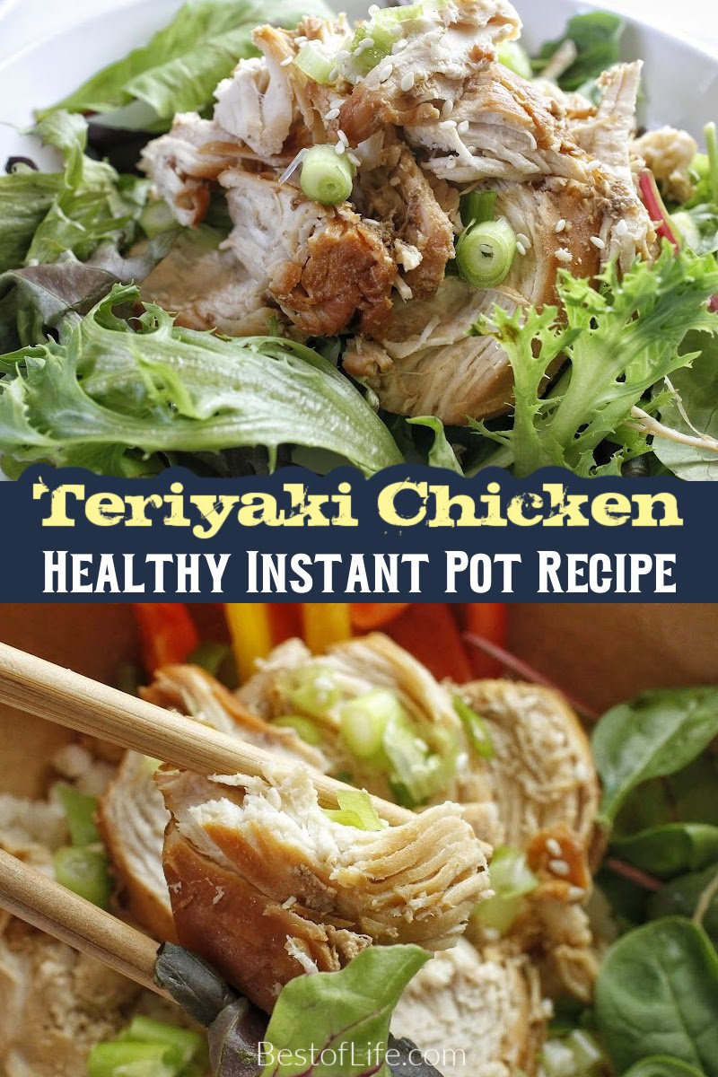 Our delicious and healthy teriyaki chicken recipe is an easy Instant Pot family dinner recipe that is gluten-free as well. Gluten Free Dinner Recipe | Homemade Teriyaki Sauce Recipe | Healthy Teriyaki Sauce | Healthy Chicken Dinner Recipes | Instant Pot Chicken Recipe | Instant Pot Recipe Chicken Breasts | Teriyaki Chicken Rice Bowl Recipe | Healthy Rice Bowl Recipe | Easy Teriyaki Chicken Recipe via @thebestoflife