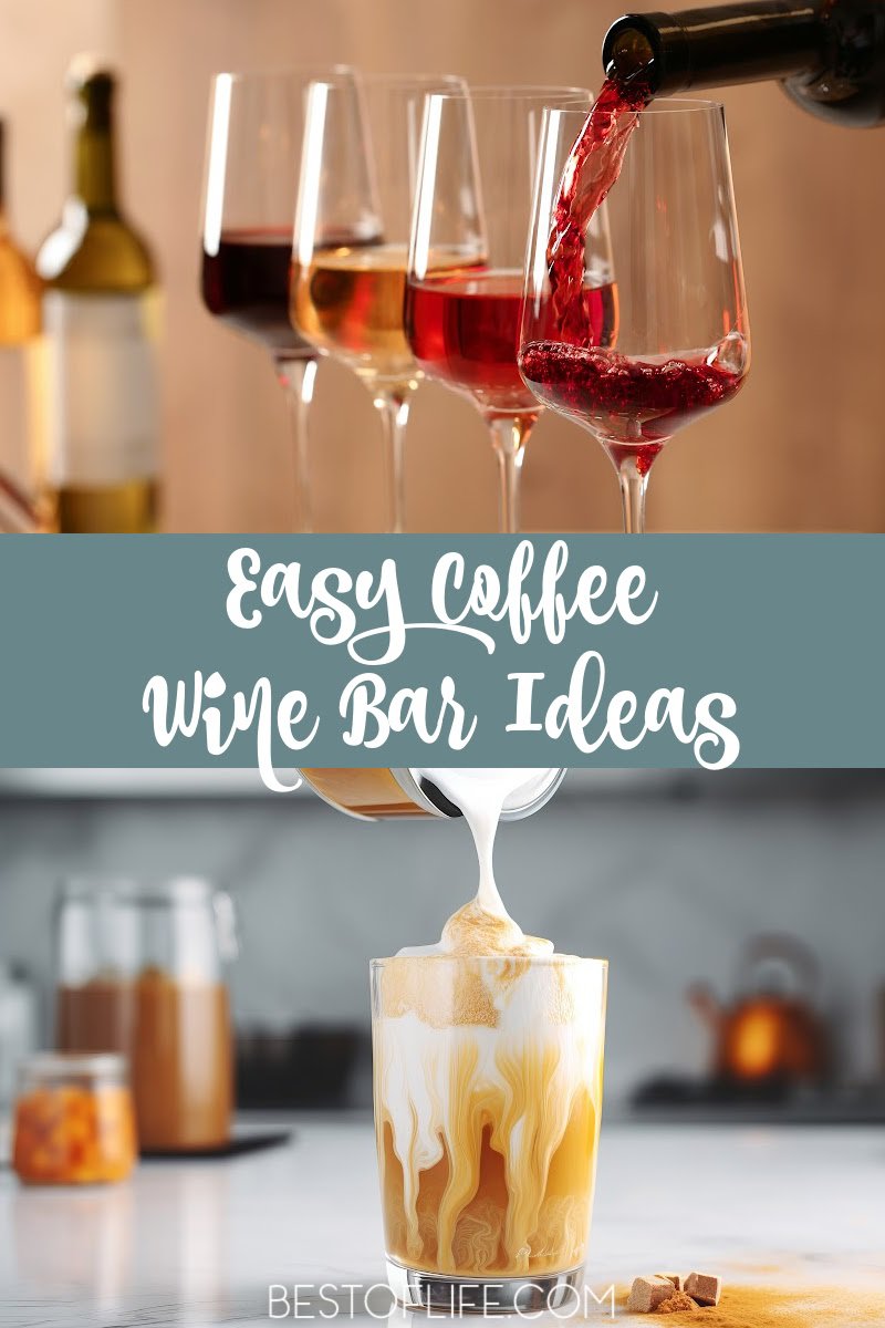 The best coffee wine bar ideas help us have a section in our homes dedicated to the things we love, coffee and wine. Coffee Bar Ideas | Coffee Station Ideas | DIY Coffee Station | Coffee Lover Ideas | Wine Bar Ideas | Tips for Wine Bars | DIY Wine Bar | Wine Bar Essentials | Coffee Bar Essentials | Wine Lover DIY Projects via @thebestoflife
